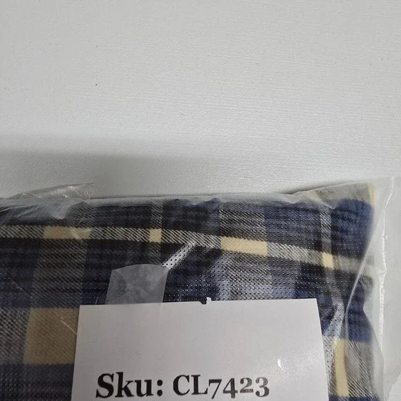 Denim & Supply Womens Plaid Button Up Shirt Blue Size Large Long Sleeve Casual - Picture 12 of 12